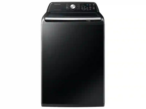 Samsung 4.6 Cu. Ft. Large Capacity Smart Top Load Washer with ActiveWave™ Agitator and Active WaterJet in Brushed Black