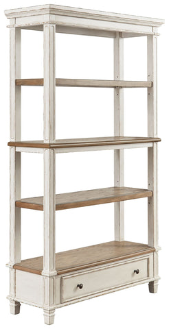 Realyn - Brown/White - Bookcase