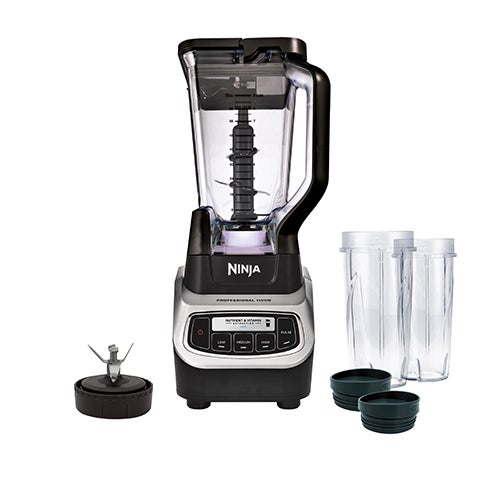 Ninja Pro 72 Ounce 3-Speed Blender with Single Serve Cups - Gray