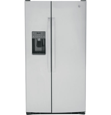 GE® 25.3 Cu. Ft. Side-By-Side Refrigerator in Fingerprint Resistant Stainless