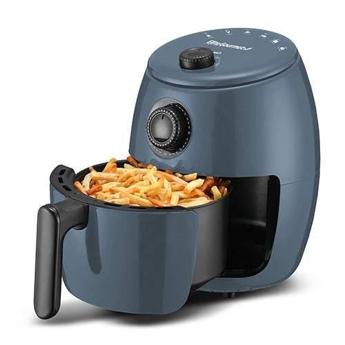 Elite 2.1qt Personal Air Fryer Blue/Gray