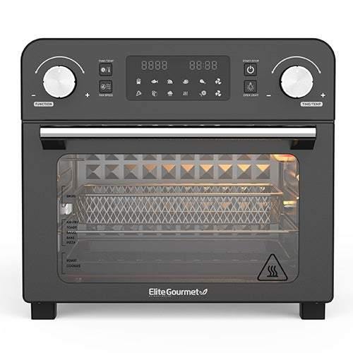 Elite Gourmet 23L Digital Air Fryer Oven in Black