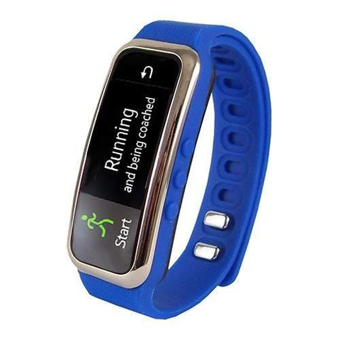 Supersonic Bluetooth Smart Wristband Fitness Tracker Blue - Smart Neighbor