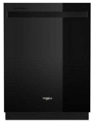 Whirlpool Large Capacity Dishwasher with Tall Top Rack in Black