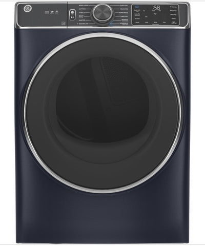 GE® 7.8 cu. ft. Capacity Smart Front Load Electric Dryer - Sapphire Blue