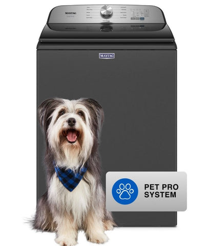 Maytag 4.7 Cu. Ft. Pet Pro Top Load Washer in Volcano Black