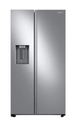 Samsung 27.4 Cu. Ft. Large Capacity Side-by-Side Refrigerator in Stainless Steel