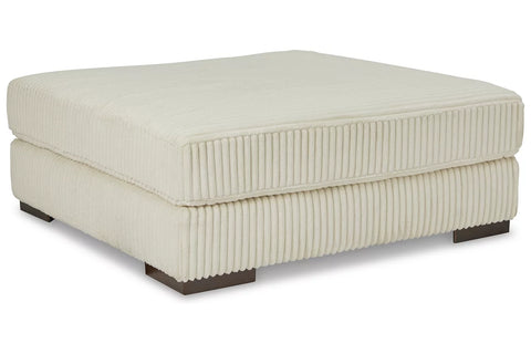 Ashley Furniture Lindyn Oversized Accent Ottoman in Ivory