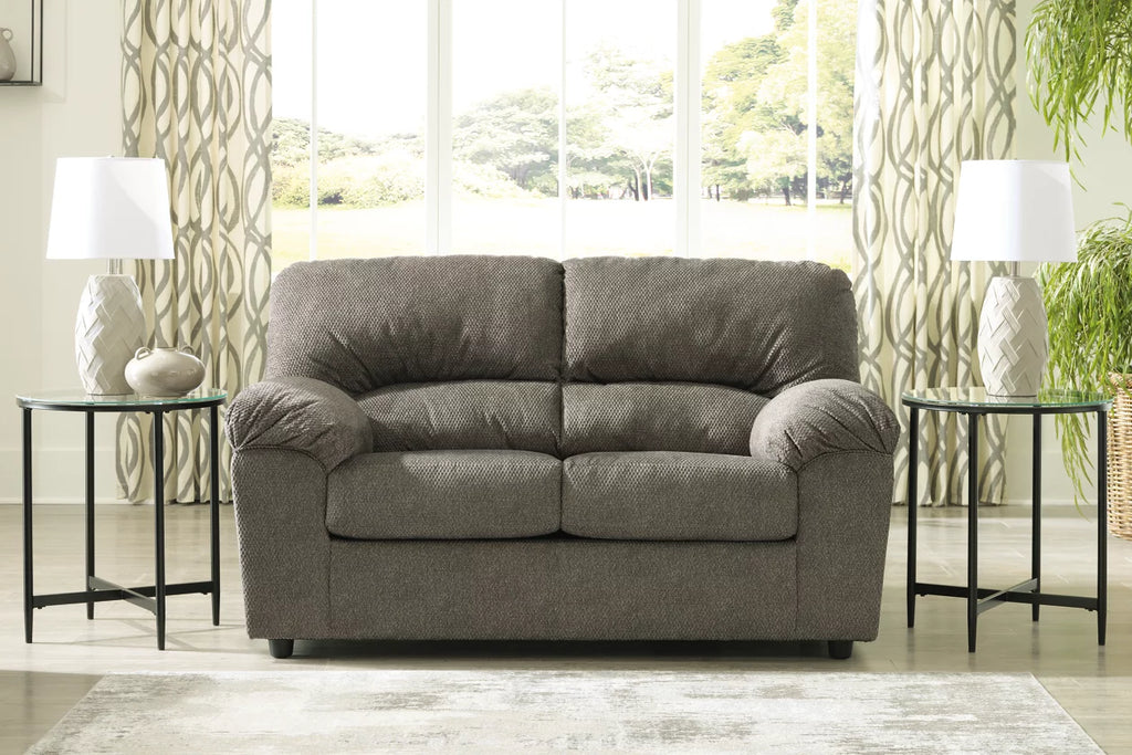 Ashley Furniture Norlou Loveseat in Flannel