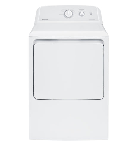 Hotpoint® 6.2 Cu. Ft. Capacity Aluminized Alloy Electric Dryer in White