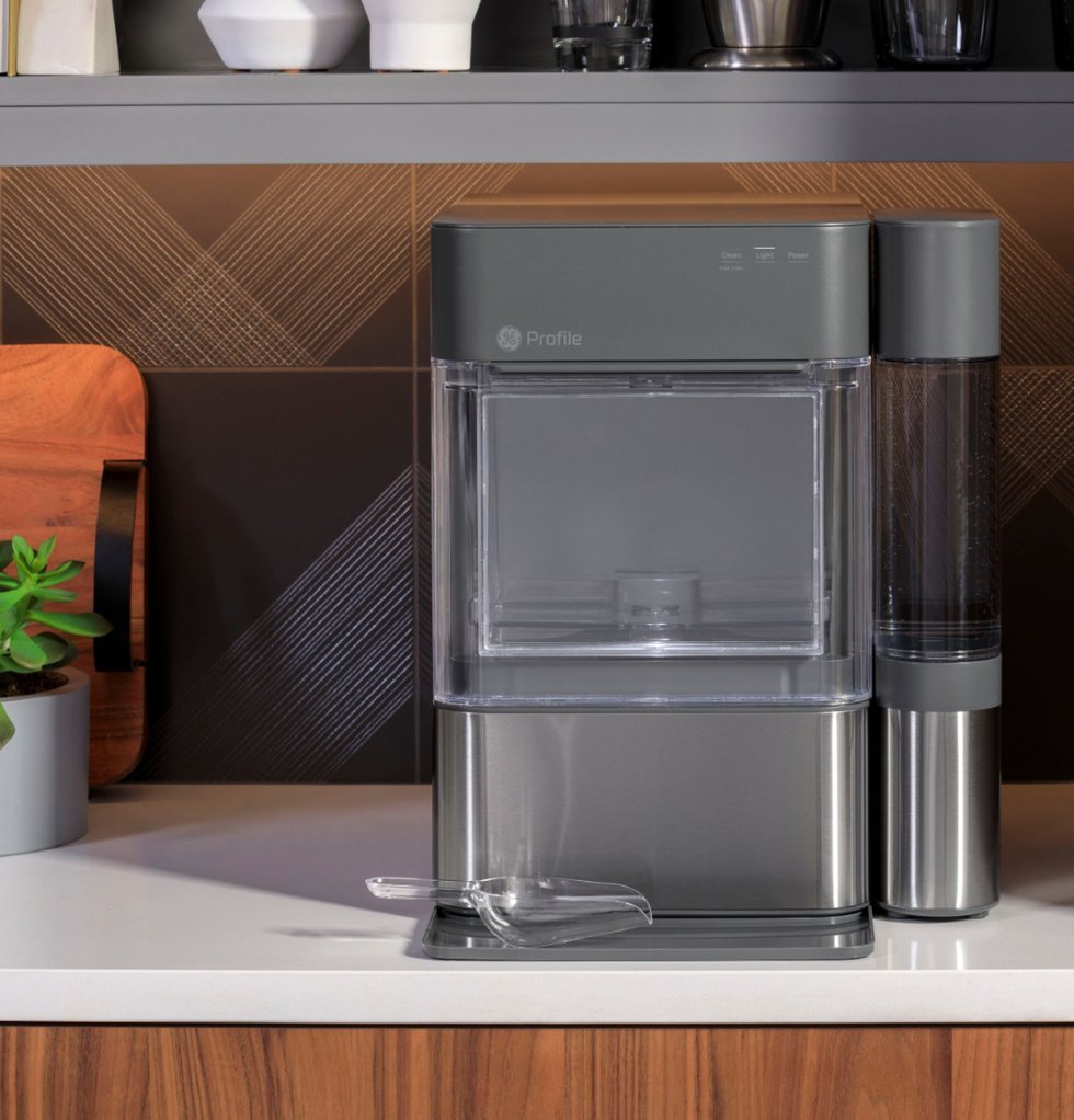 GE® Profile™ Opal™ 2.0 Nugget Ice Maker with Side Tank in Stainless Steel