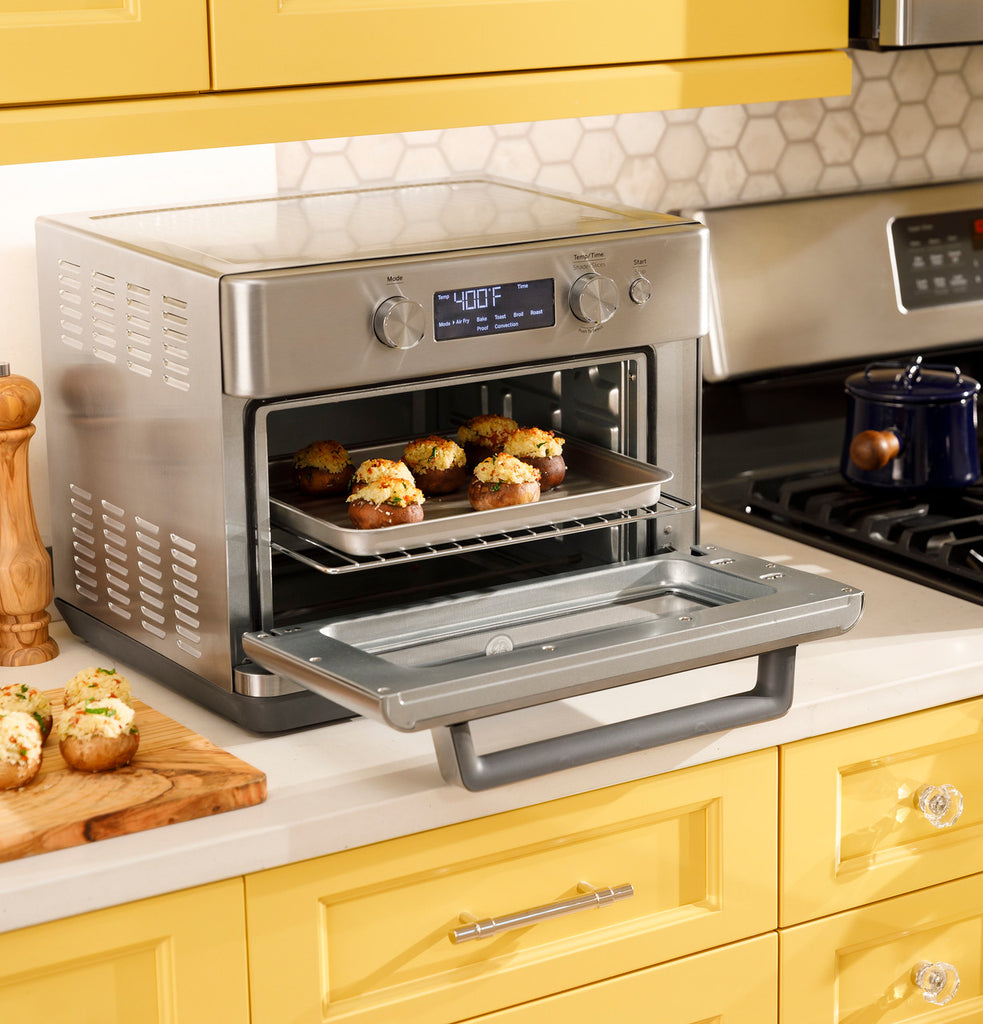 GE Digital Air Fry 8-in-1 Toaster Oven in Stainless Steel