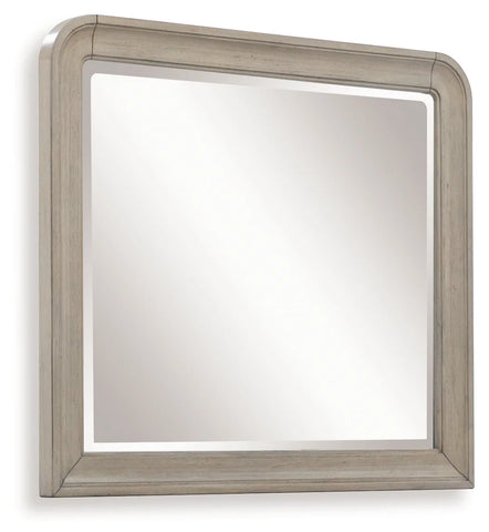 Ashley Furniture Lexorne Bedroom Mirror in Light Gray