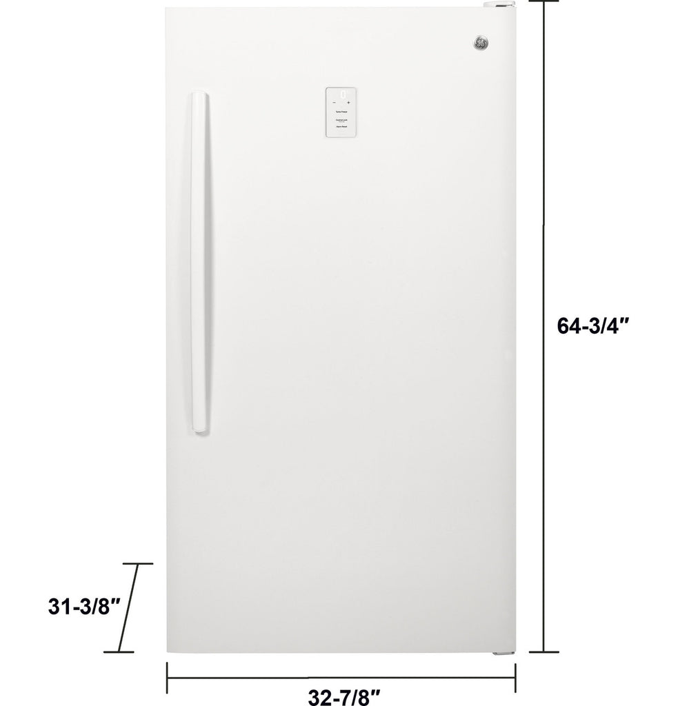 GE® 21.3 Cu. Ft. Frost-Free Garage Ready Upright Freezer