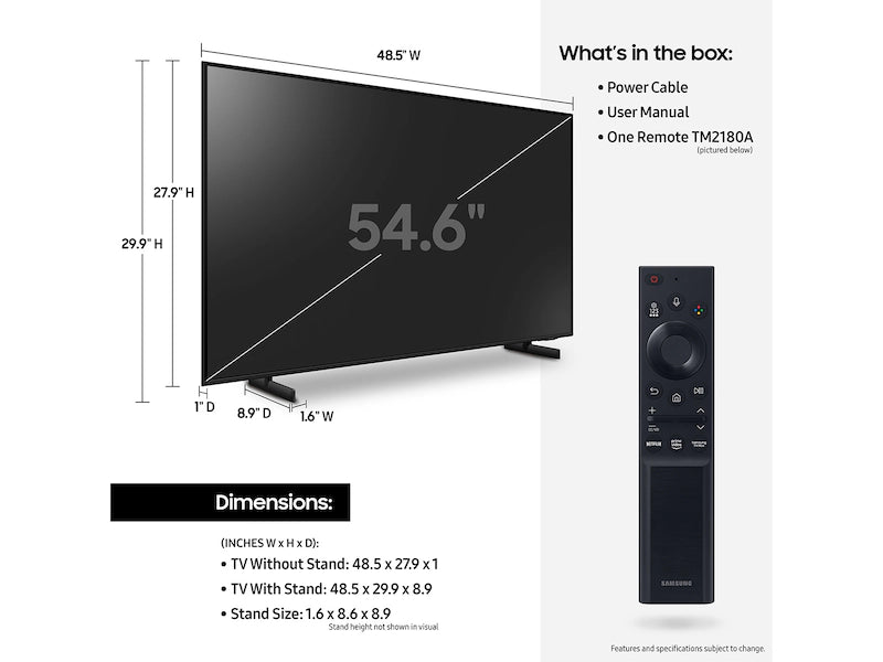 Samsung 55” Class AU8000 Crystal UHD Smart TV (2021)