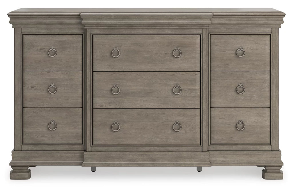 9 drawer dresser gray deals
