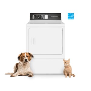 Speed Queen 7.0 Cu. Ft. Sanitizing Electric Dryer with Pet Plus™ - White