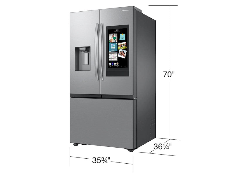 Samsung 30 Cu. Ft. Mega Capacity 3-Door French Door Refrigerator with Family Hub™ in Stainless Steel