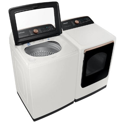Samsung 7.4 Cu. Ft. Smart Electric Dryer with Steam Sanitize+ in Ivory