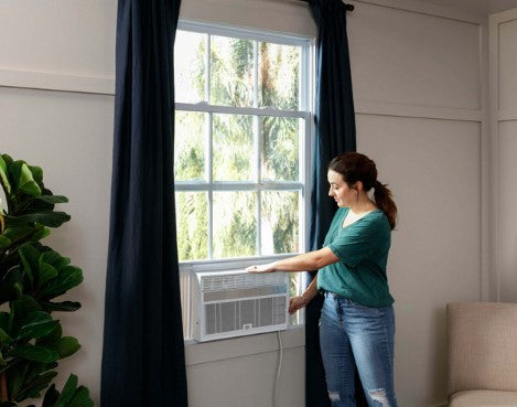 GE® 115 Volt Smart Electronic Window Air Conditioner - 12,000 BTU