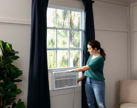 GE® 115 Volt Smart Electronic Window Air Conditioner - 14,000 BTU