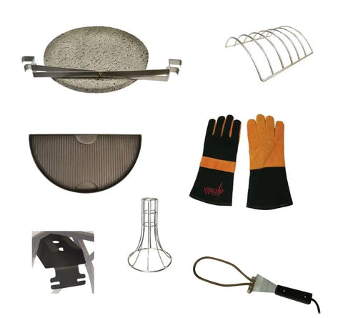 Vision Grills 8 Piece Grilling & Smoking Accessory Set