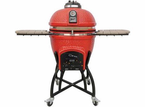 Vision Grills Professional C-Series Kamado Style Ceramic Charcoal Smoker - Crimson