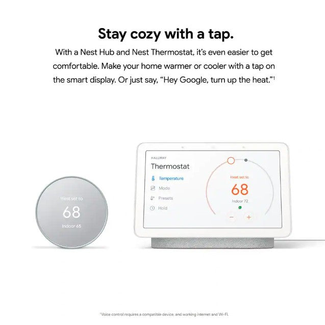 Google Nest Smart Programmable Wi-Fi Thermostat - Sand Color