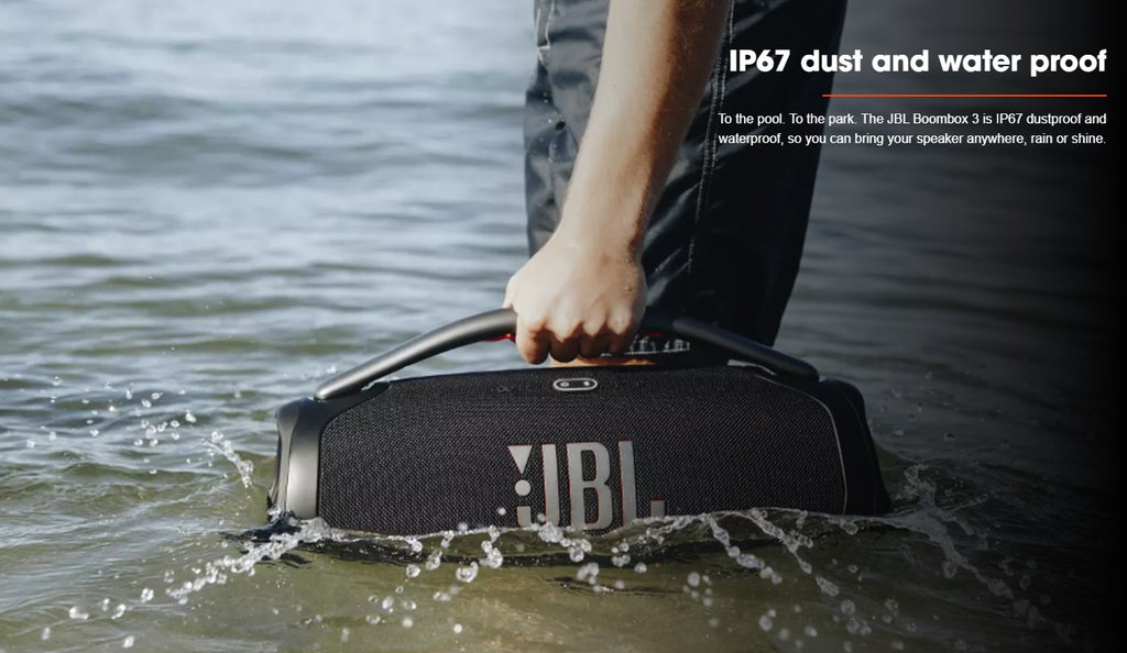 sikkerhed arbejde Vær opmærksom på JBL Boombox 3 Portable Bluetooth Speaker - Black | Smart Neighbor