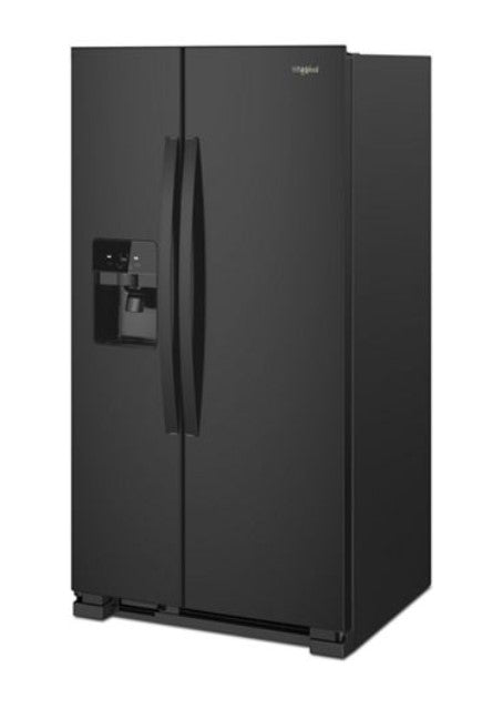Whirlpool 25 Cu. Ft. 36" Wide Side-by-Side Refrigerator - Black