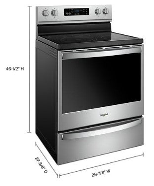 Whirlpool fingerprint resistant stove deals