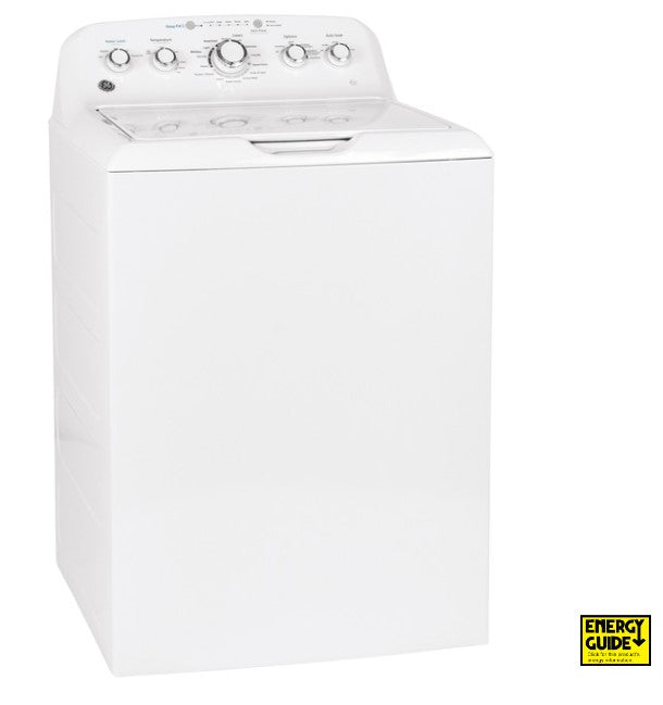 GE® 4.5 Cu. Ft. Capacity Washer with Stainless Steel Basket in White