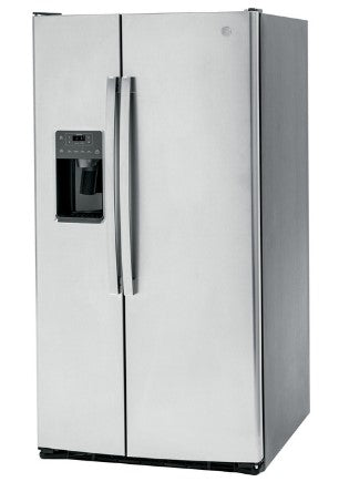 GE® 25.3 Cu. Ft. Side-By-Side Refrigerator in Fingerprint