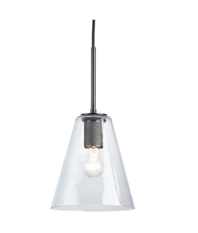Ashley Furniture Collbrook Pendant Light - Clear/Black Finish
