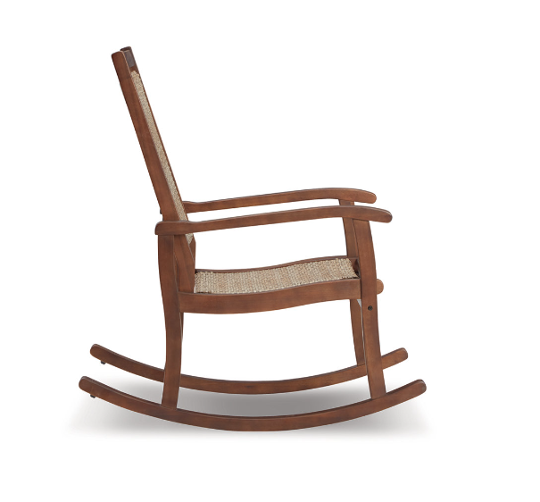 Ashley Furniture Emani Rocking Chair - Brown/Natural