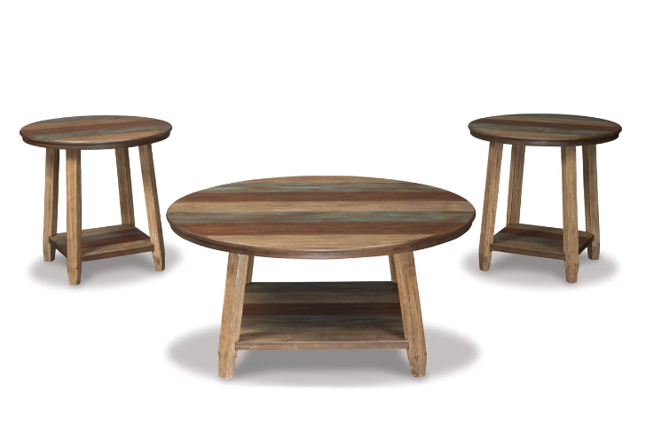 Ashley Furniture Raebecki Table (Set of 3) - Multicolor