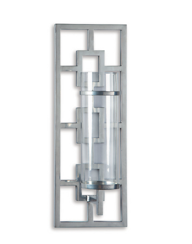 Ashley Furniture Brede Wall Sconce - Silver Finish