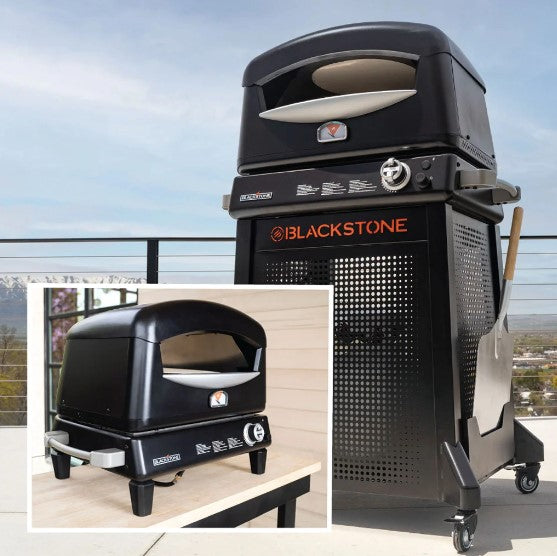 Blackstone Pizza Oven with Stand in Black