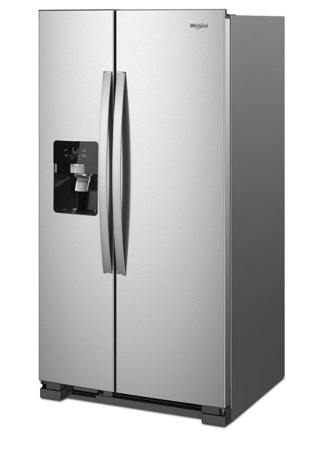 Whirlpool 25 Cu. Ft. 36" Wide Side-by-Side Refrigerator in Fingerprint Resistant Stainless Steel