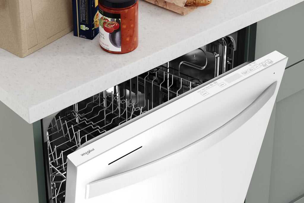 Whirlpool Large Capacity Dishwasher with Tall Top Rack in White
