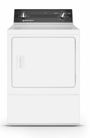Speed Queen 7.0 Cu. Ft. Sanitizing Electric Dryer with Reversible Door in White