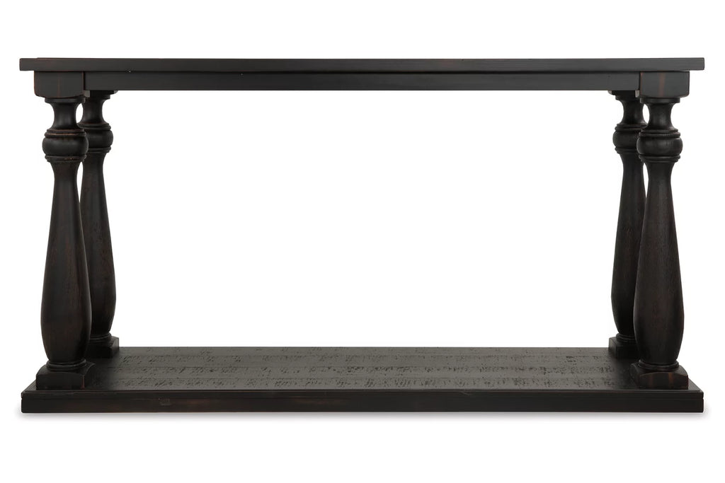 Ashley Furniture Mallacar Sofa/Console Table in Black