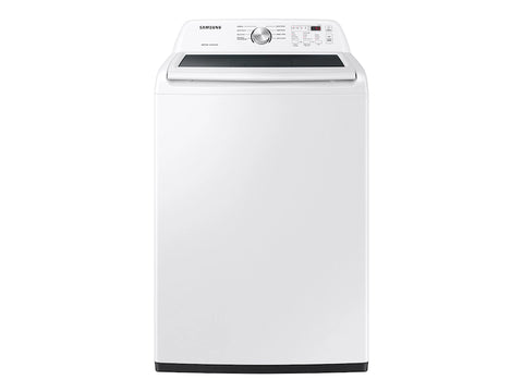 Samsung 4.4 Cu. Ft. Top Load Washer with ActiveWave™ Agitator and Soft-Close Lid in White