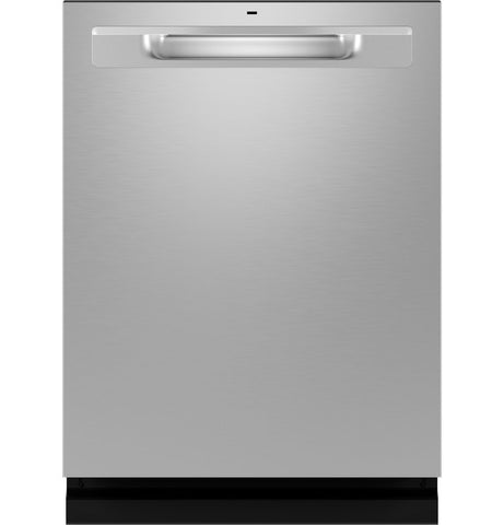 GE® Fingerprint Resistant Top Control with Stainless Steel Interior Dishwasher with Sanitize Cycle