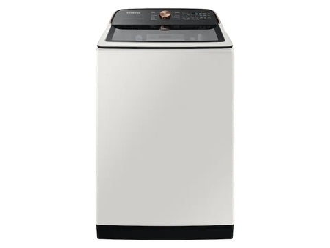 Samsung 5.5 Cu. Ft. Extra-Large Capacity Smart Top Load Washer with Auto Dispense System in Ivory