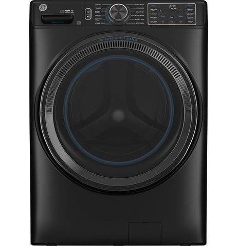 GE® 5.0 Cu. Ft. Capacity Smart Front Load Steam Washer with SmartDispense™ UltraFresh Vent System with OdorBlock™ and Sanitize + Allergen in Carbon Graphite