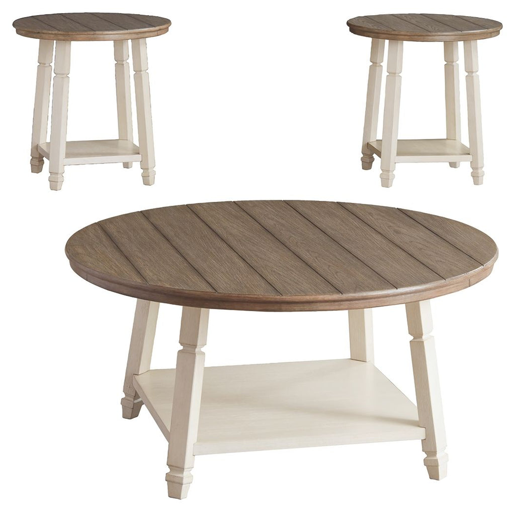 Bolanbrook - Two-tone - Occasional Table Set (3/CN)
