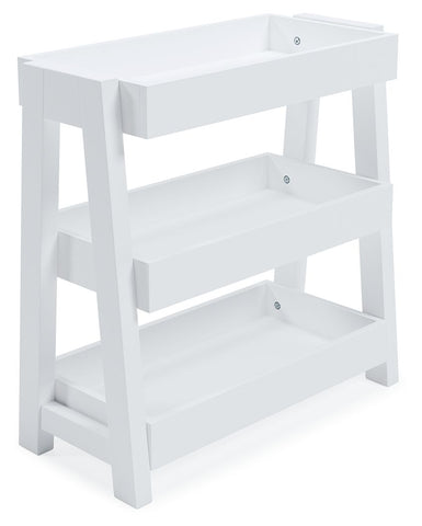 Blariden - White - Shelf Accent Table
