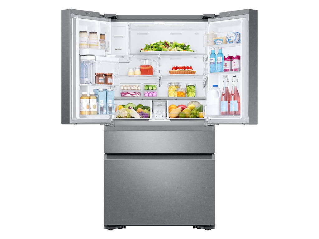 Samsung 23 cu. ft. Counter Depth 4-Door French Door Refrigerator in Stainless Steel