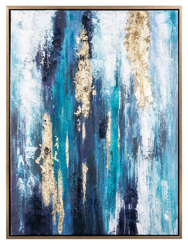 Dinorah - Teal Blue - Wall Art